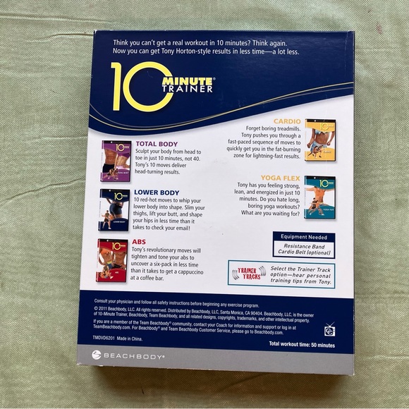Beachbody 10 Minute Trainer Fitness DVD Bundle, 3 DVDs, 8 Workouts - Picture 5 of 7